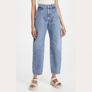 New AGOLDE Balloon Dart Baggy Tapered Jeans 25